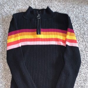 Black striped long sleeve